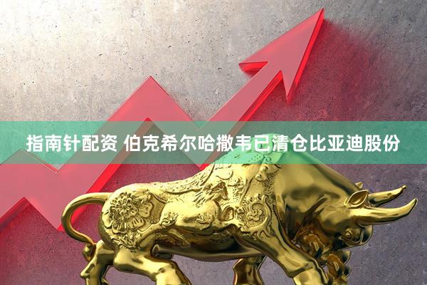 指南针配资 伯克希尔哈撒韦已清仓比亚迪股份